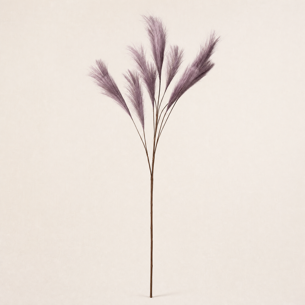 Silk Reed Stems Faux Pampas Bunch – Home Decor Wedding Vase Arrangement 80cm