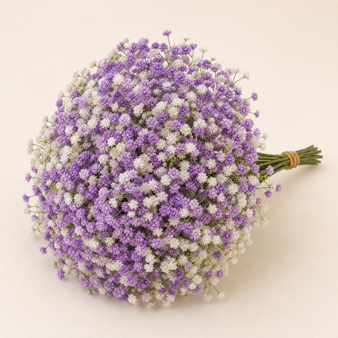 Faux Gypsophila Bouquet – Artificial Baby Breath Flowers for Wedding, Bridal and Home Decor