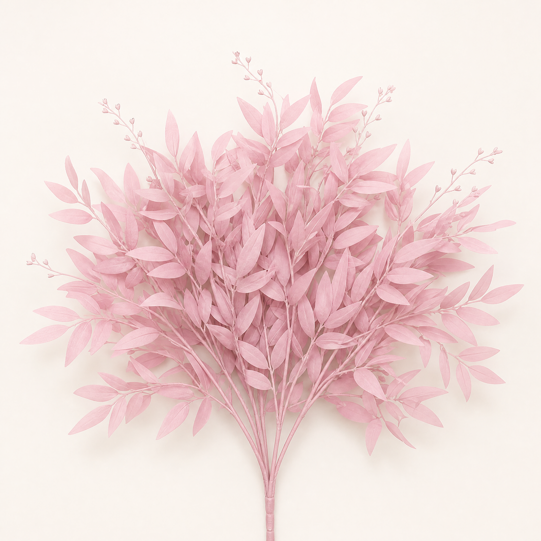 Artificial Willow Leaf Stems – Faux Greenery Bouquet for Home Vase Decor