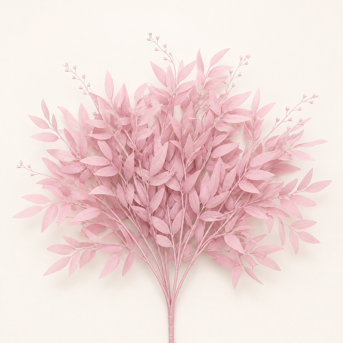 Artificial Willow Leaf Stems – Faux Greenery Bouquet for Home Vase Decor