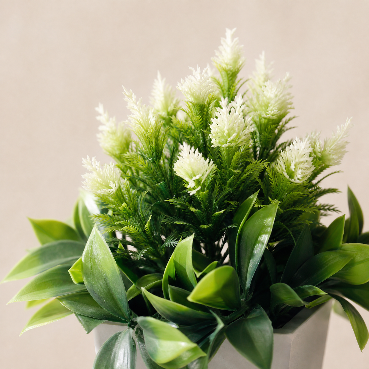 Faux Potted Bonsai Plant – Silk Flower Arrangement for Desk, Shelf, Home Decor