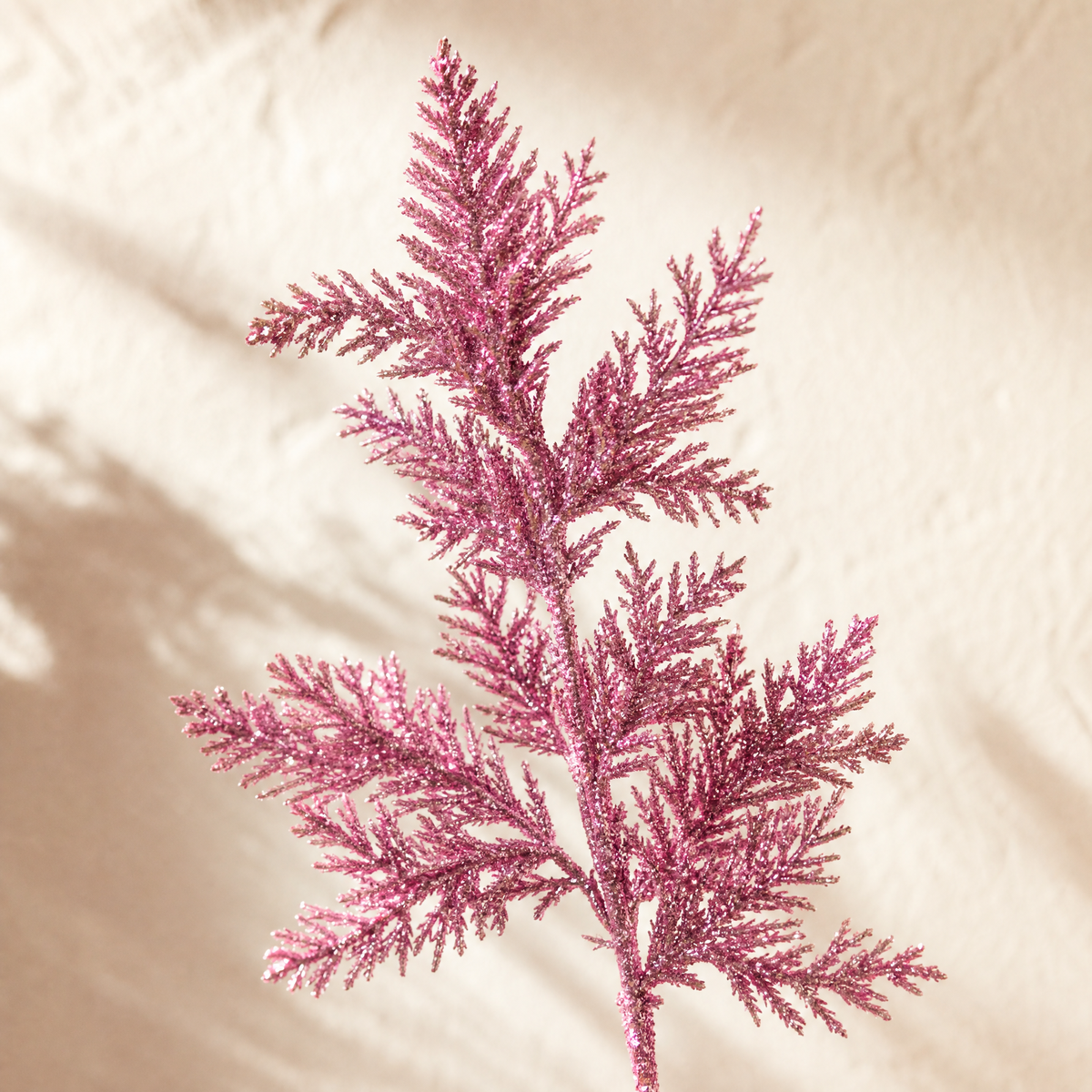 Faux Glitter Pine Branch Picks – Christmas Tree Wreath Stems Holiday Decoration