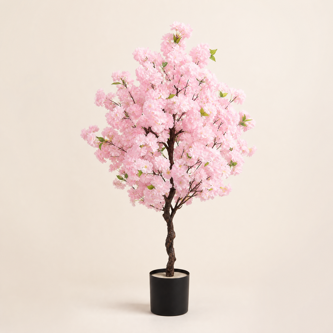 Artificial Cherry Blossom Tree – Faux Floral Floor Plant for Home and Office Decor