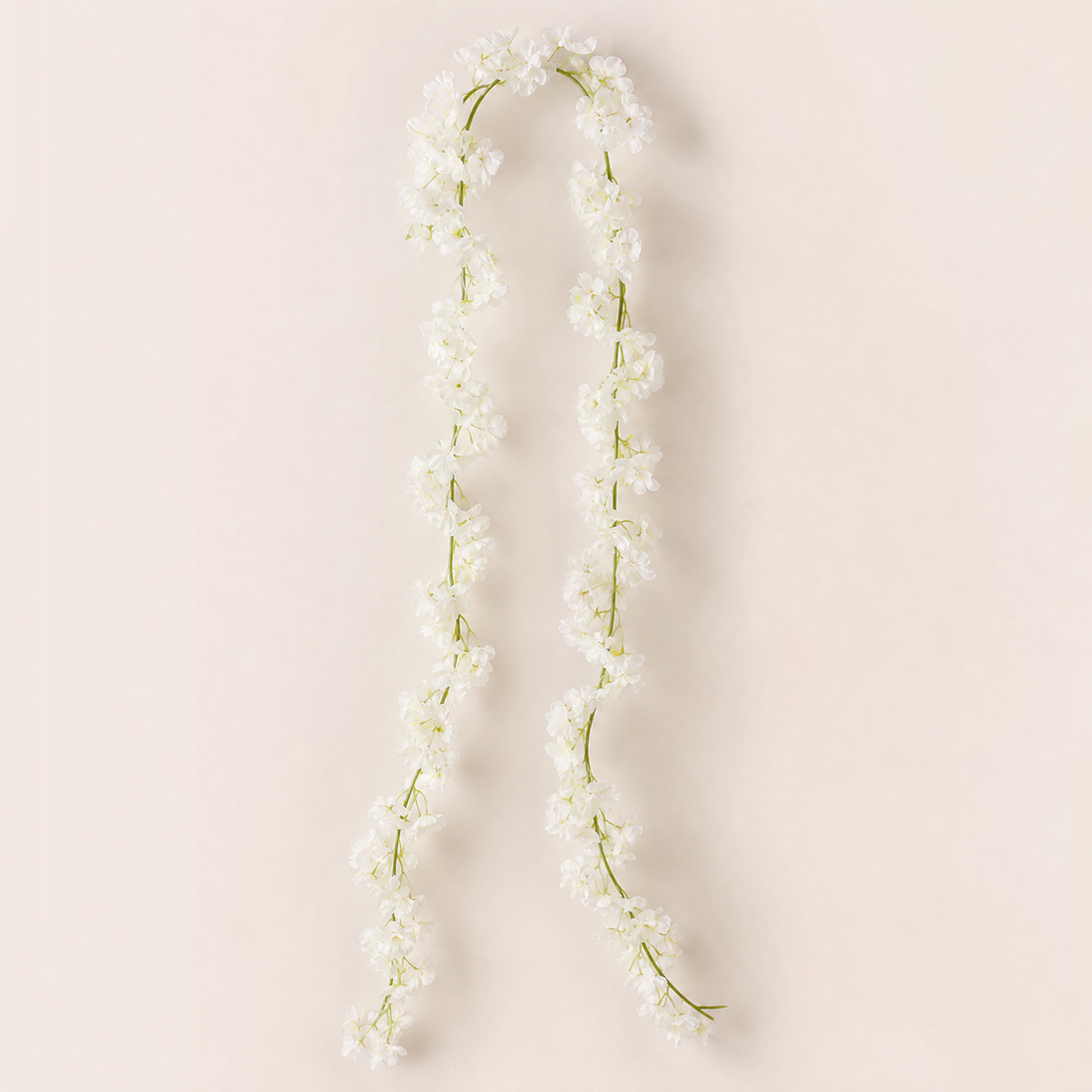 Artificial Cherry Blossom Garland – Silk Flower Vine for Wedding Arch Home Decor