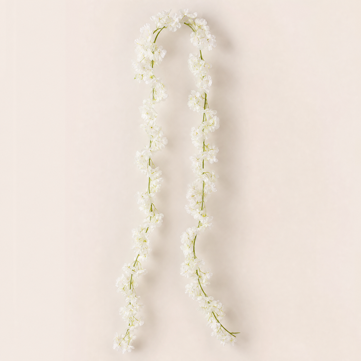 Artificial Cherry Blossom Garland – Silk Flower Vine for Wedding Arch Home Decor