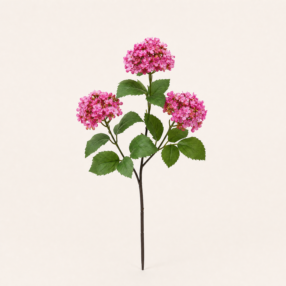 Artificial Hydrangea Stem – Silk -Head Spray for Wedding Table and Home Decor