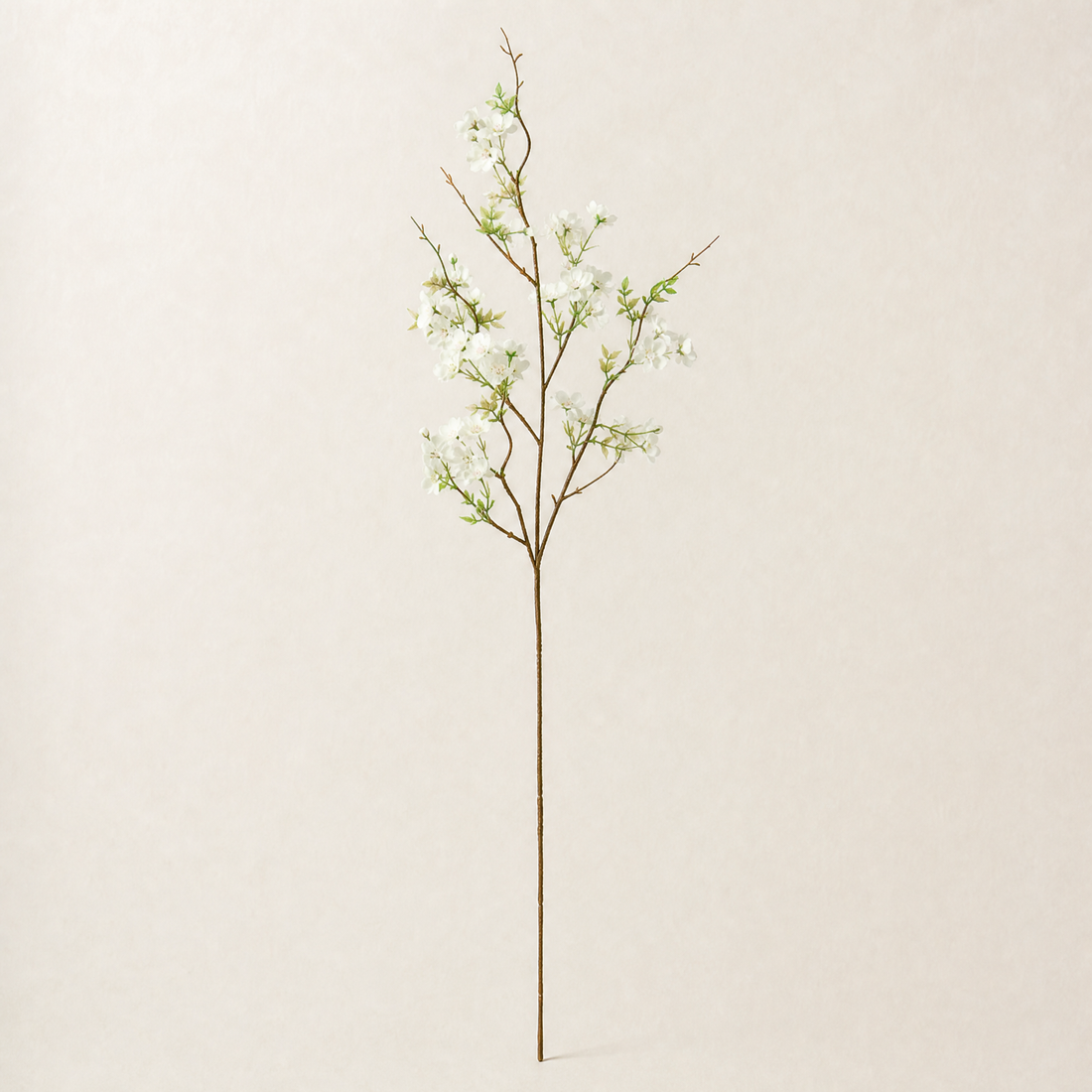 Artificial Plum Blossom Stem – Faux Silk Branch for Living Room Vase Arrangement