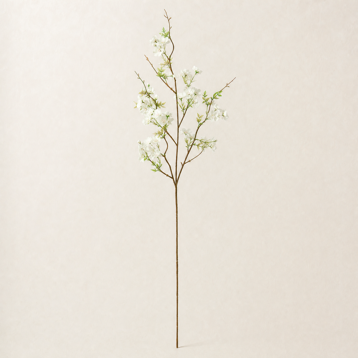 Artificial Plum Blossom Stem – Faux Silk Branch for Living Room Vase Arrangement