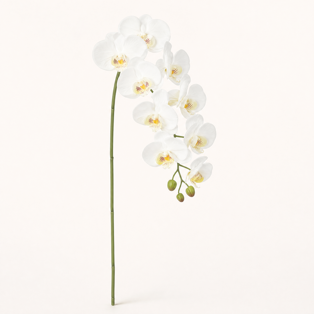 Artificial Orchid Stem – 9 Heads 98cm Faux Phalaenopsis for Home Wedding Decor