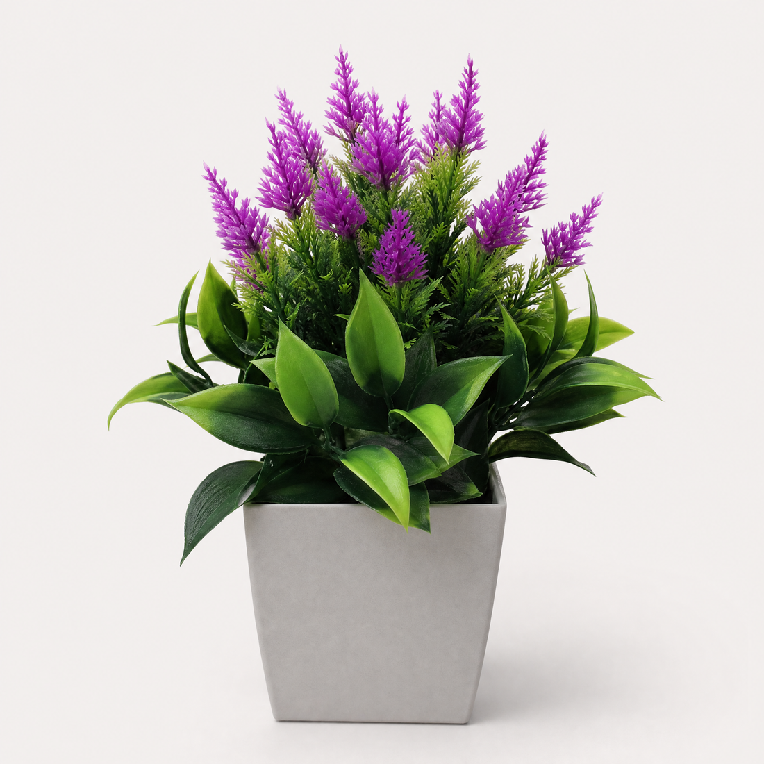 Faux Potted Bonsai Plant – Silk Flower Arrangement for Desk, Shelf, Home Decor