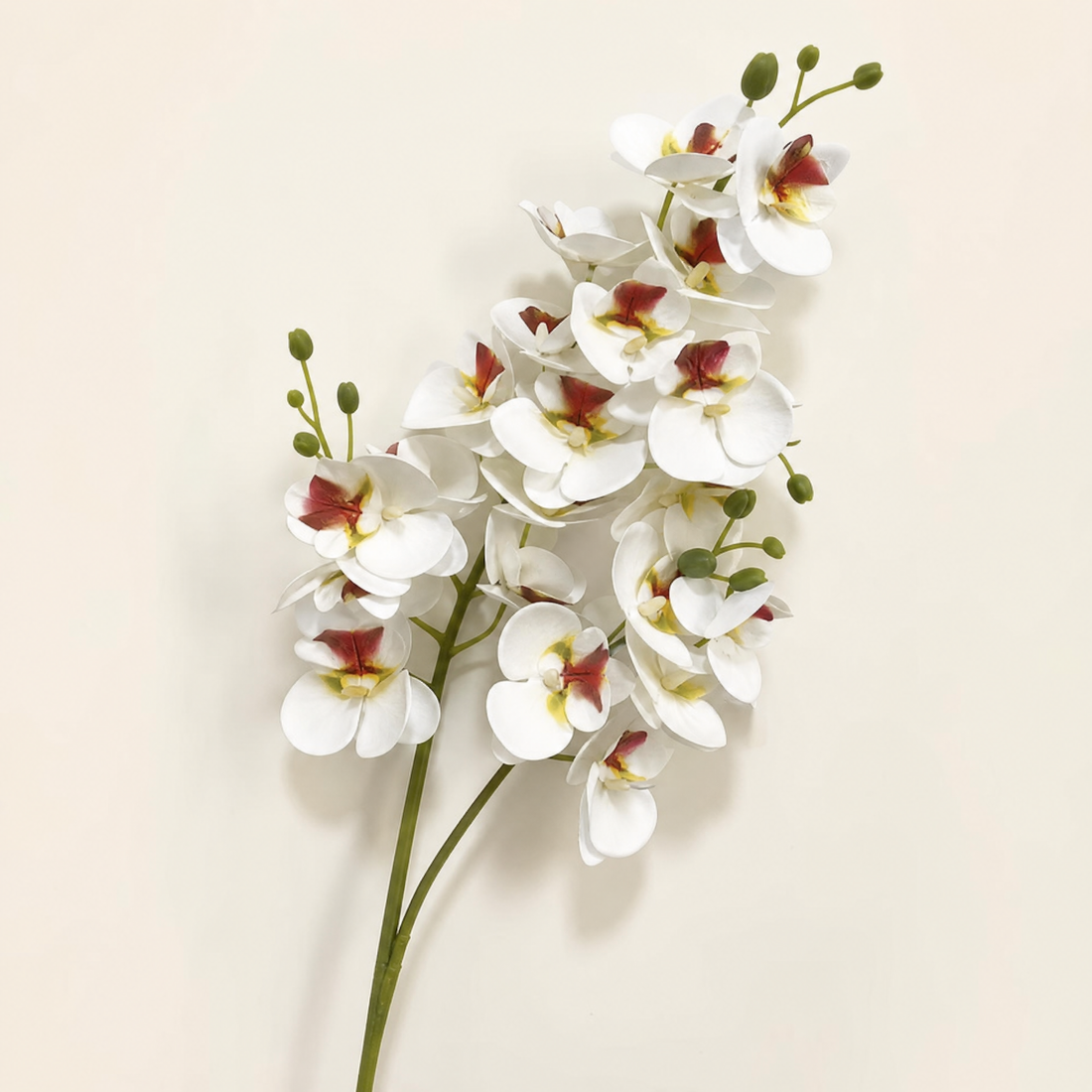 Phalaenopsis Orchid Stem – 21 Heads Faux Floral Arrangement Home Decor