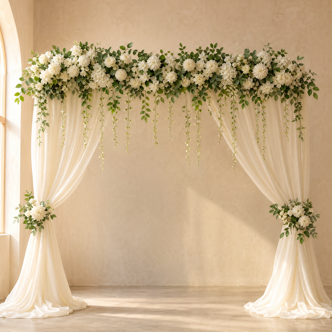 Artificial Flower Row 100cm – Wedding Arch Backdrop Table Centerpiece Floral Decor