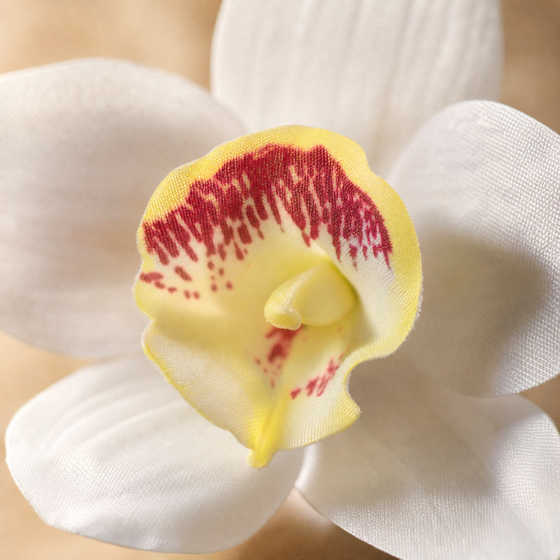 Silk Orchid Flower Heads – Faux Floral Stems for Wedding Bouquet and Home Decor