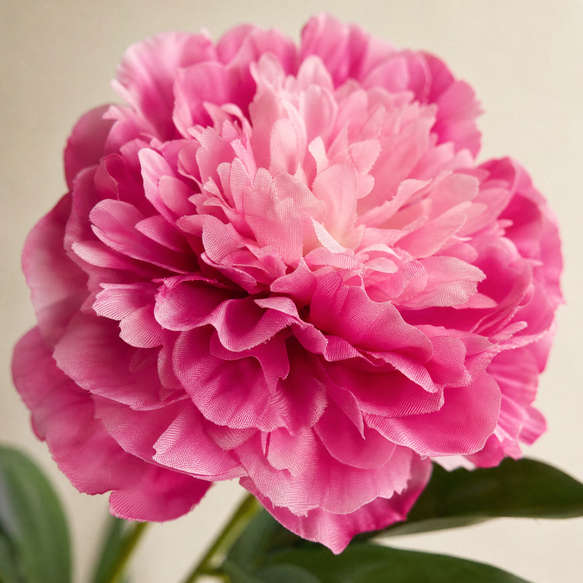 Faux Silk Peony Stem – 30 Inch Artificial Flower for Wedding Table Centerpiece