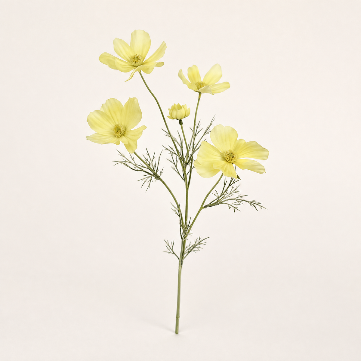 Faux Cosmos Flower Stem – Silk Flocked, 60 cm, Wedding Table Arrangement Decor