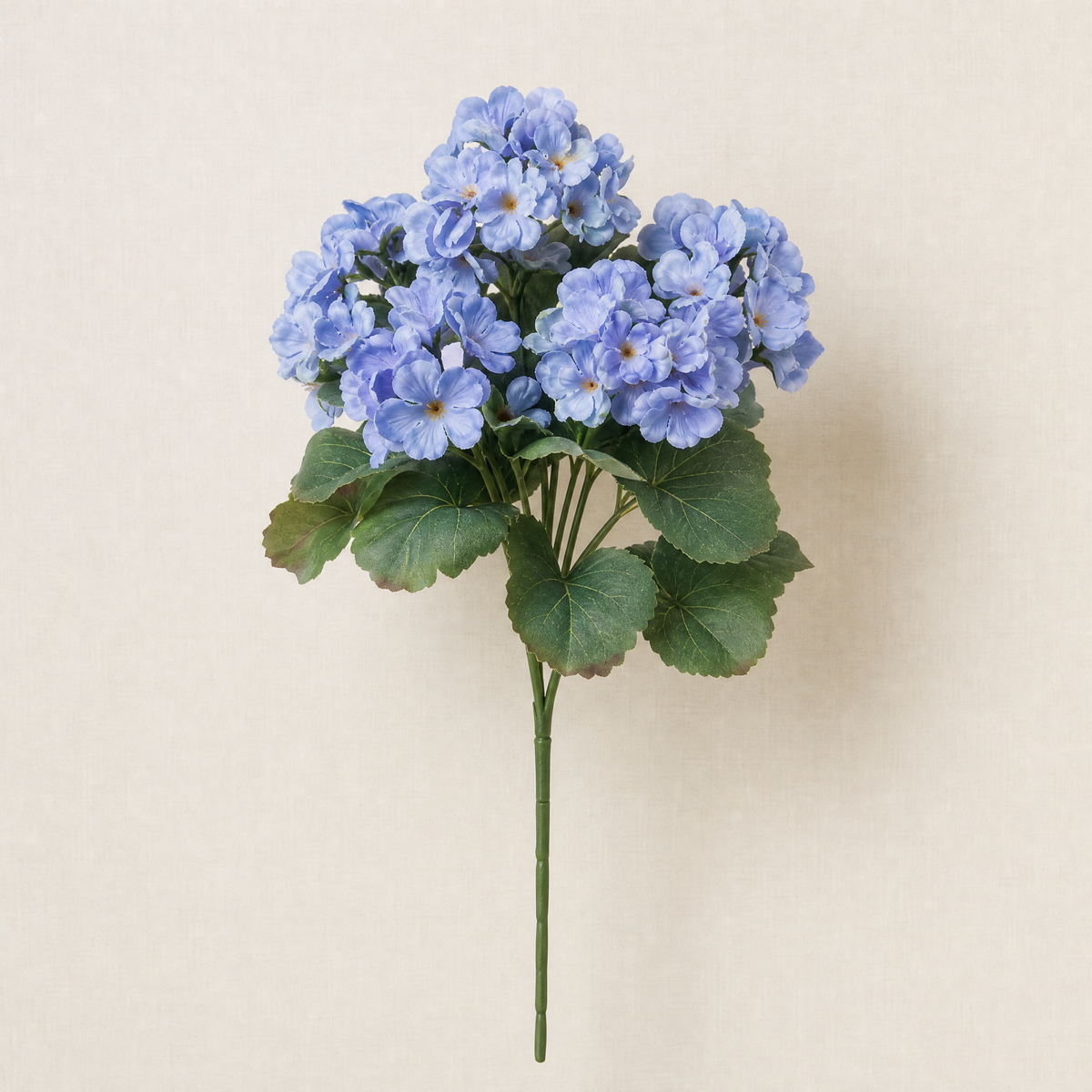 Artificial Begonia Bush – Faux Floral Stem for Home Decor, Wreaths and Wedding Bouquets