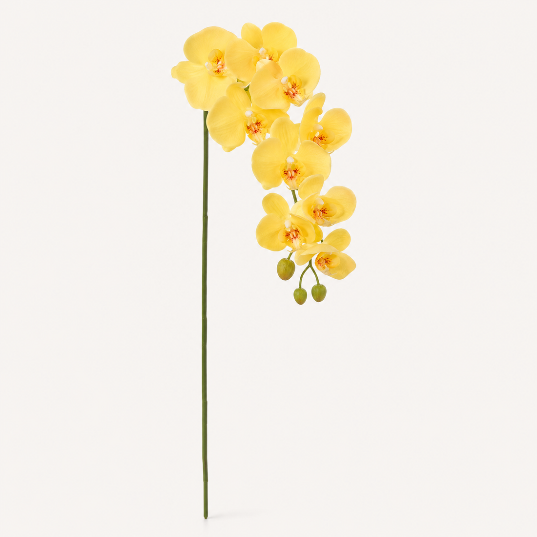 Artificial Orchid Stem – 9 Heads 98cm Faux Phalaenopsis for Home Wedding Decor