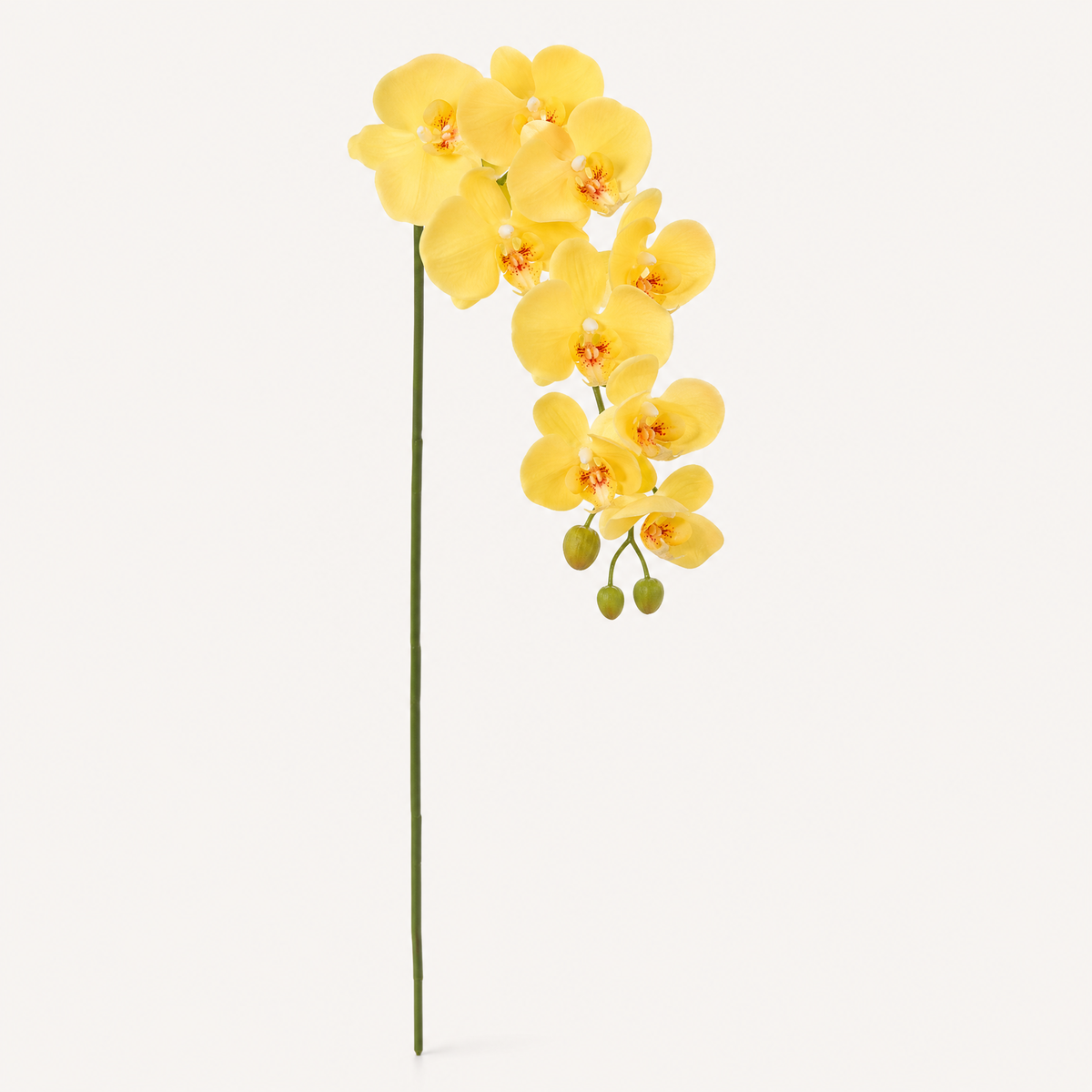 Artificial Orchid Stem – 9 Heads 98cm Faux Phalaenopsis for Home Wedding Decor