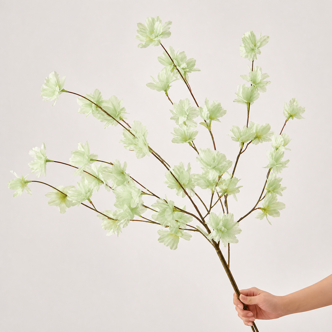 Faux Cherry Blossom Branch – Tall Artificial Sakura Branch for Wedding Home Vase Decor