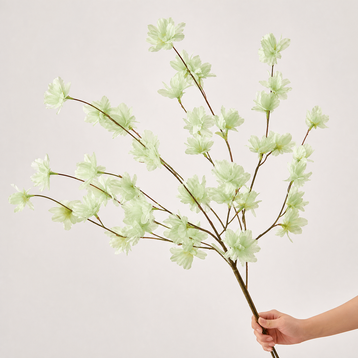 Faux Cherry Blossom Branch – Tall Artificial Sakura Branch for Wedding Home Vase Decor