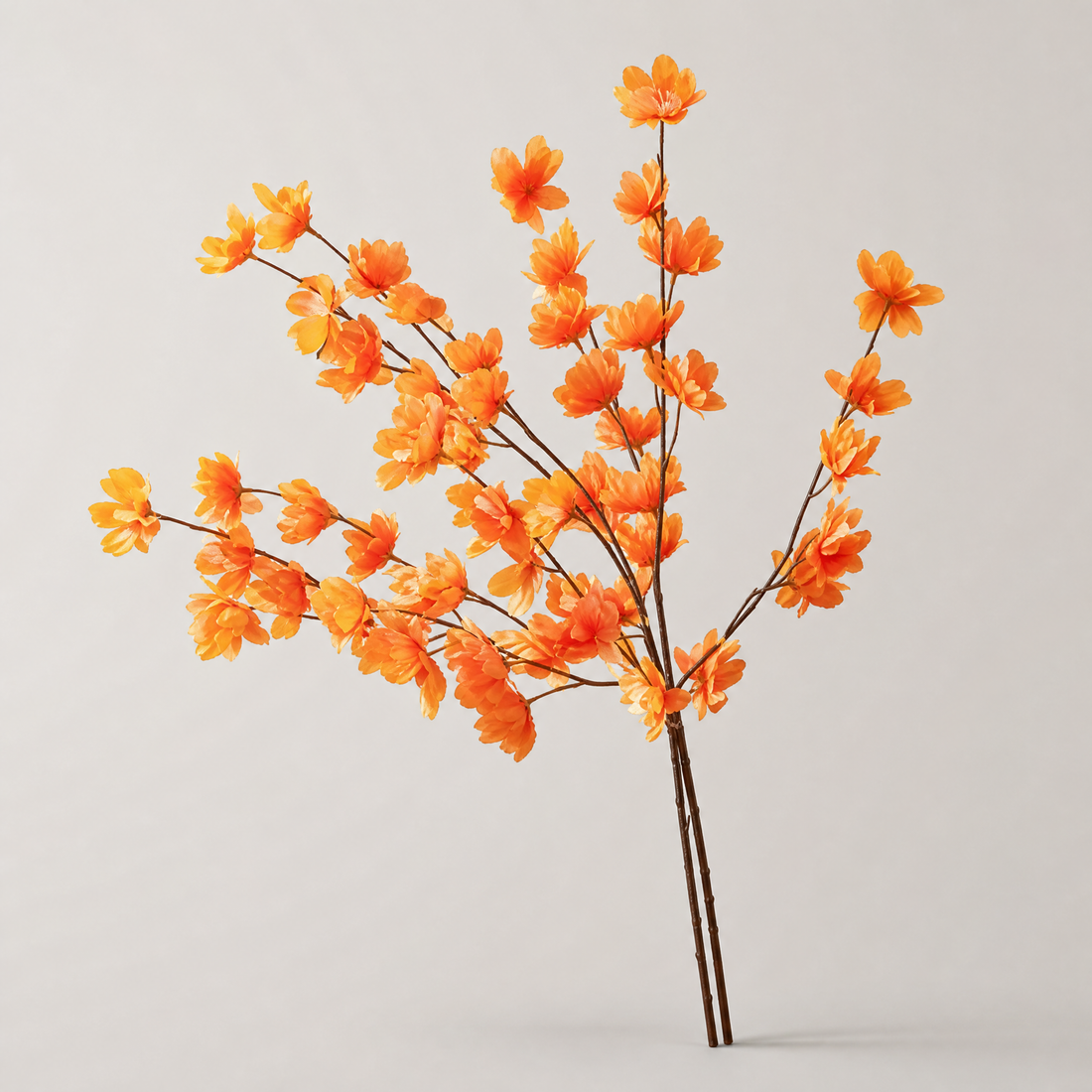 Faux Cherry Blossom Branch – Tall Artificial Sakura Branch for Wedding Home Vase Decor
