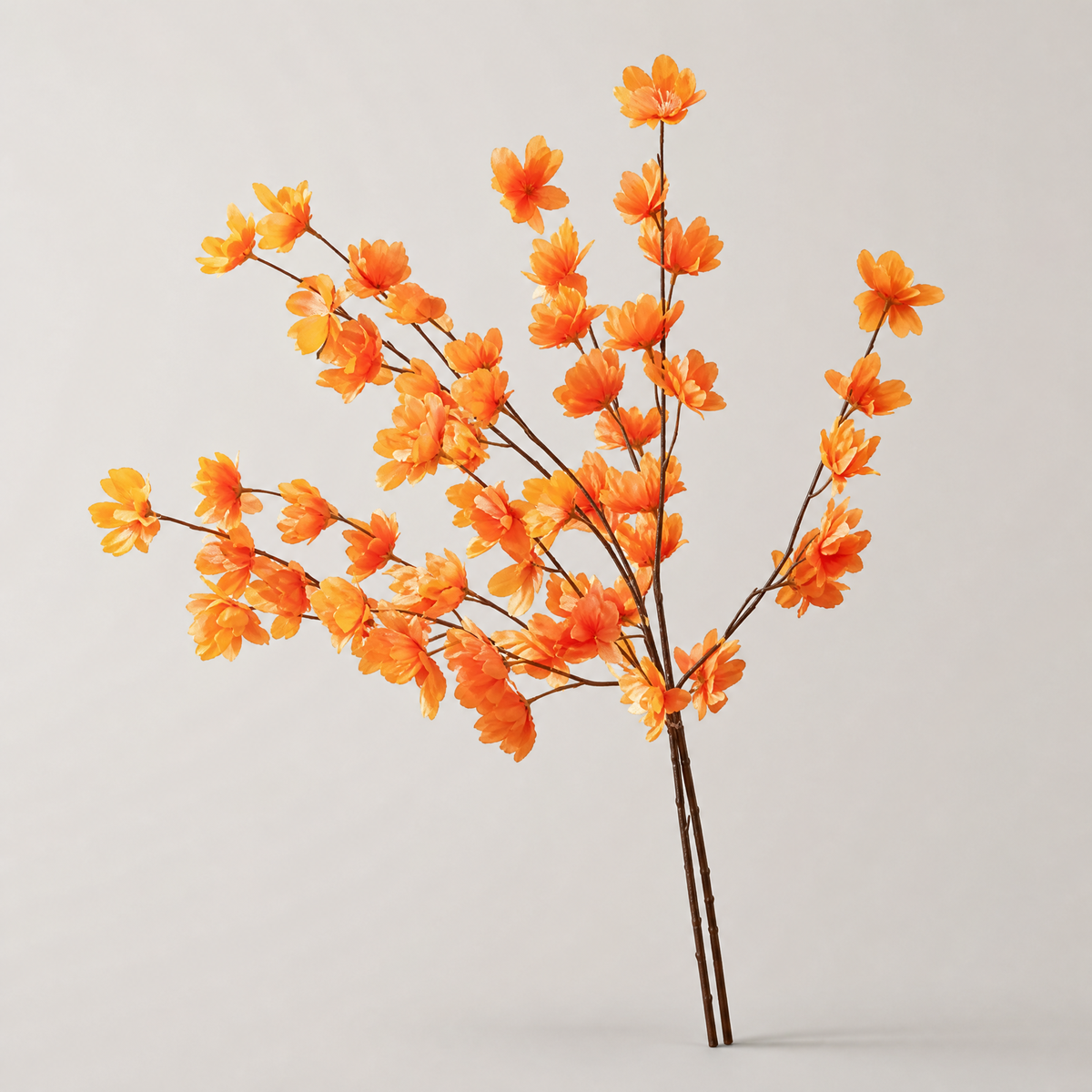 Faux Cherry Blossom Branch – Tall Artificial Sakura Branch for Wedding Home Vase Decor