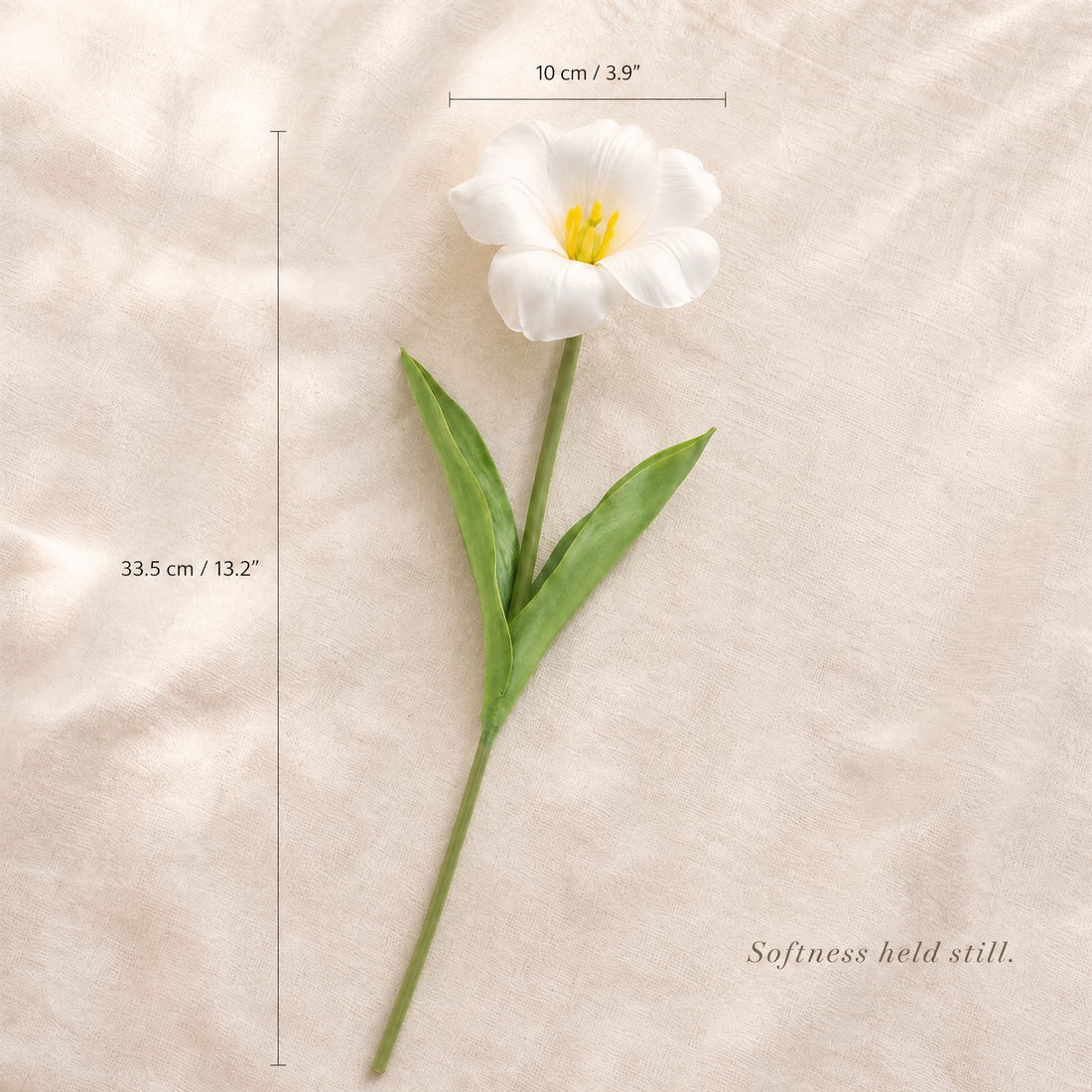 Faux Tulip Bouquet – PU Soft Real Touch Stems, Wedding, Home and Office Decor