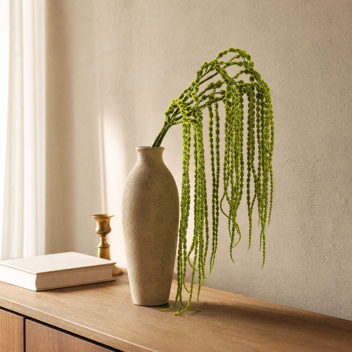 Artificial Weeping Willow Branch – Faux Trailing Stem Wedding Table Decor