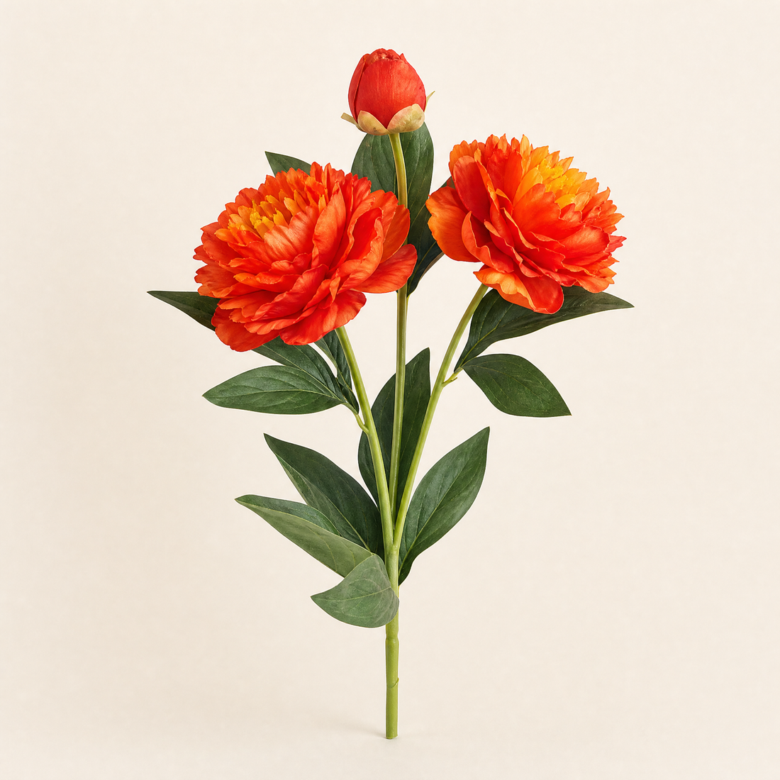 Faux Silk Peony Stem – 30 Inch Artificial Flower for Wedding Table Centerpiece
